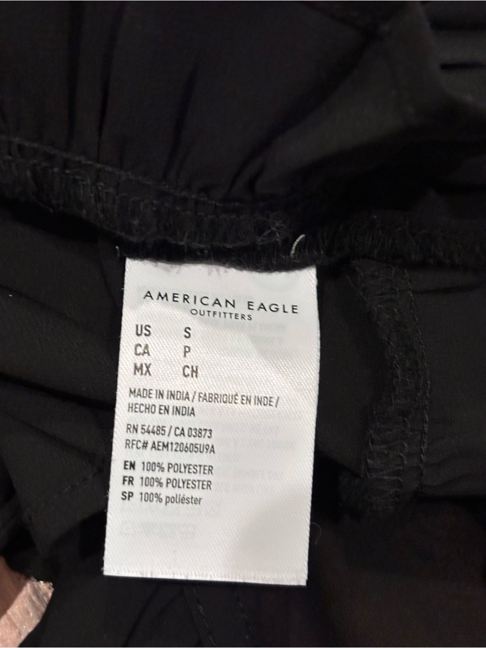American Eagle Outfitters Black Ruffle Tie-Front Camisole in size small - Picture 11 of 11
